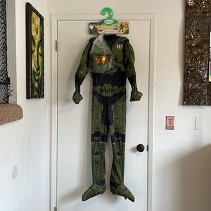 HALO INFINITE Master Chief deluxe kids costume size large 10/12